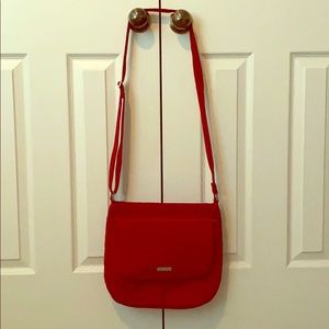 Vera Bradley red quilted crossbody purse